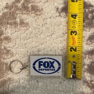 Fox Blue and White Key Holder